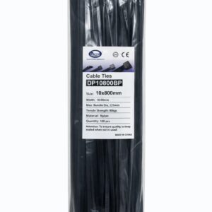 DUPRO NYLON CABLE TIE 800X10 100PCS/BAG BLACK