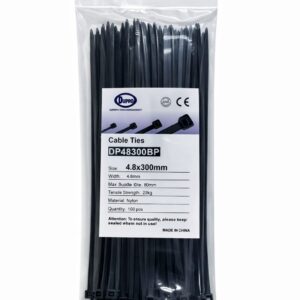 DUPRO NYLON CABLE TIE 300X4.8 100PCS/BAG BLACK