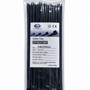 DUPRO NYLON CABLE TIE 370X4.8 100PCS/BAG BLACK
