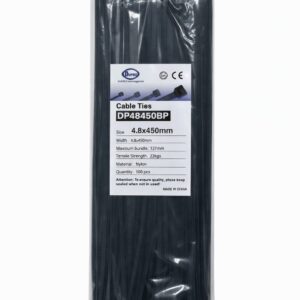 DUPRO NYLON CABLE TIE 450X4.8 100PCS/BAG BLACK