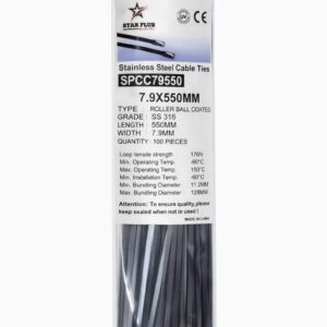 EPOXY COATED UV RESISTANT CABLE TIE 550X7.9MM
