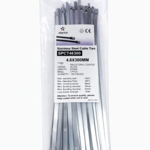 STAINLESS STEEL UV-RESISTANT CABLE TIE 300X4.6MM